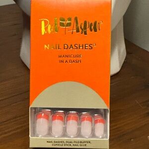 RED ASPEN Smoothie Time Emma Nail Dashes 24 Pop On Medium Square 0-9